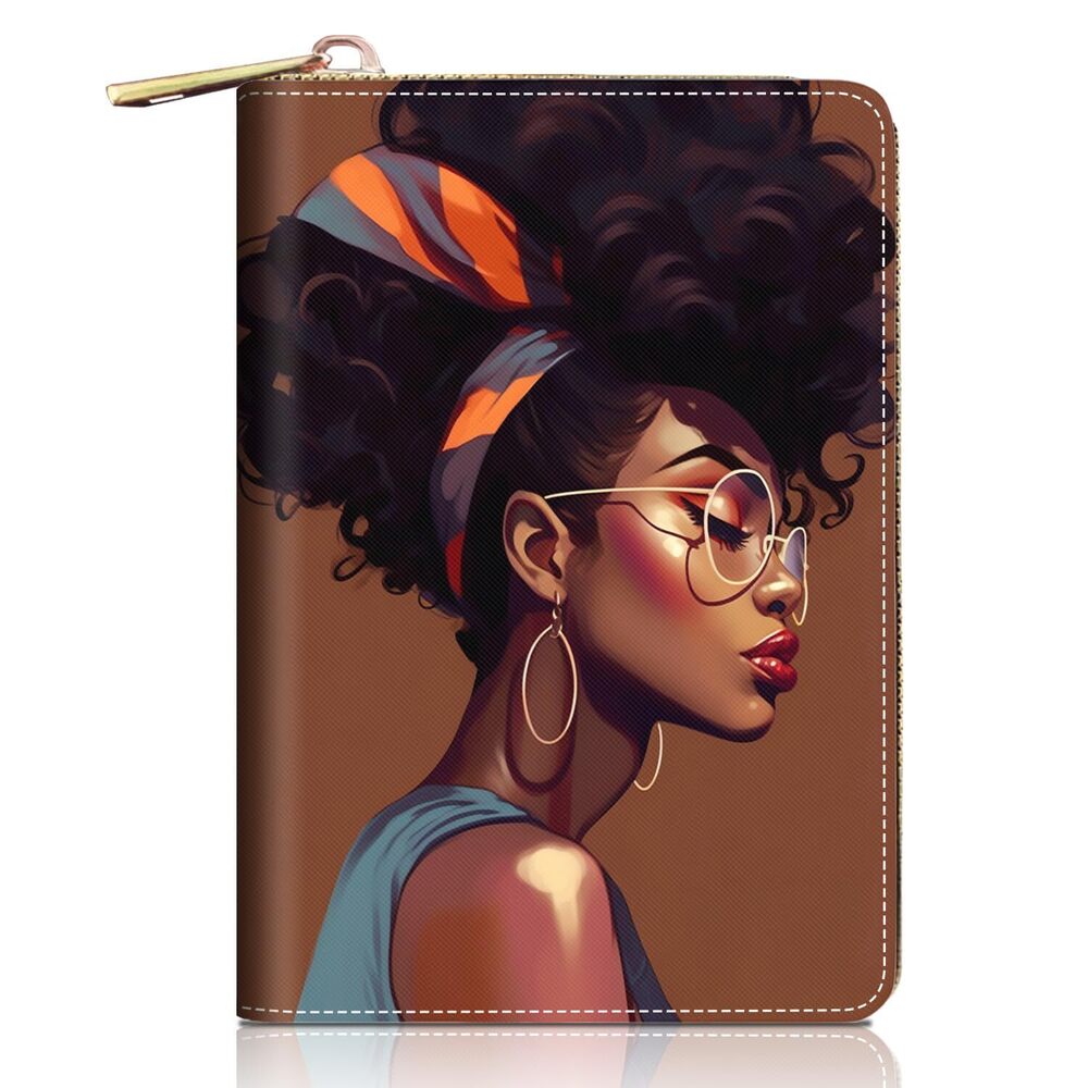 5333 Credit Card Holder Wallets , American Black Girl Design RFID Blocking